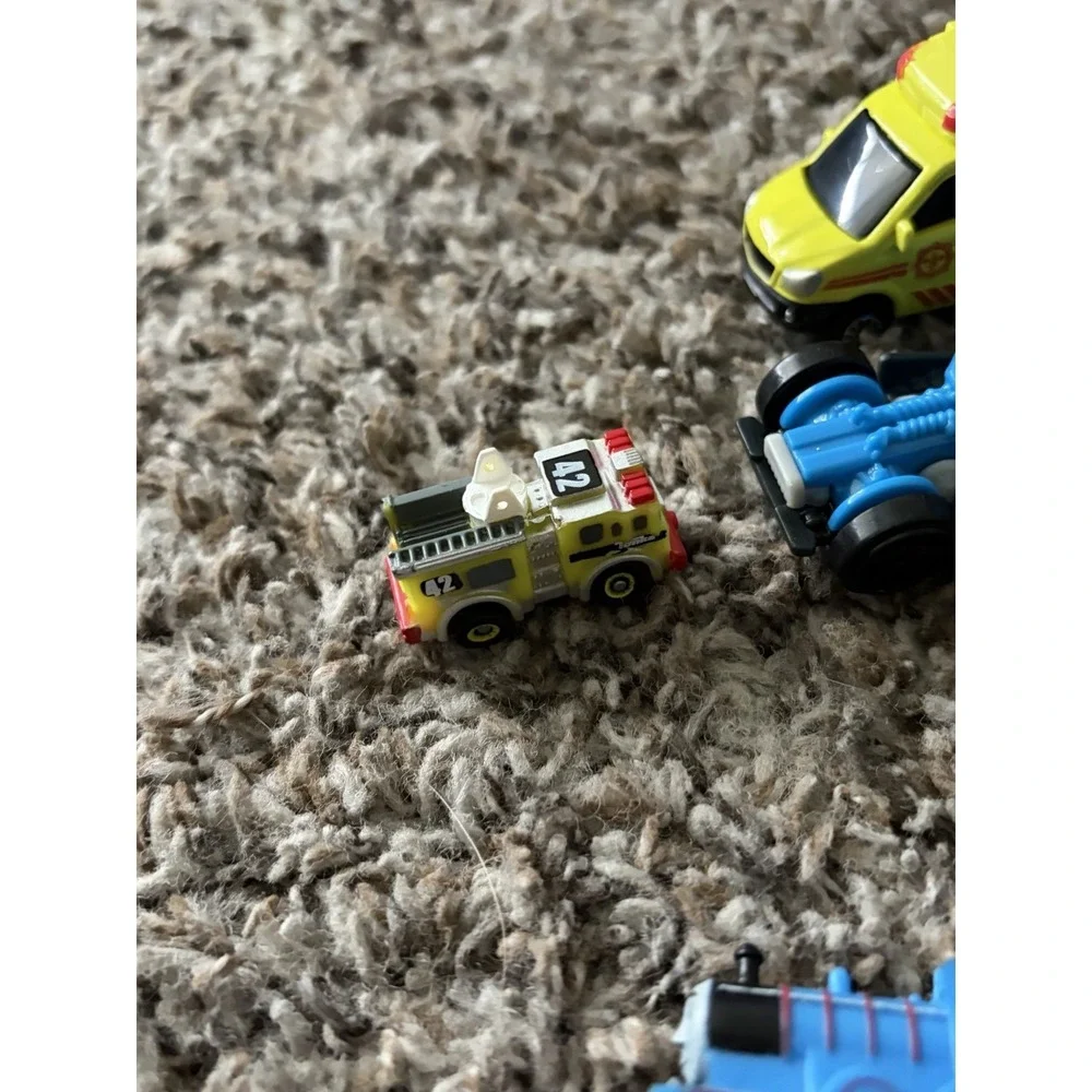 Small Toy Cars Plastic Train Figures Lot